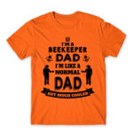 Beekeeper dad Orange Men's Tee for Beekeeper, Work