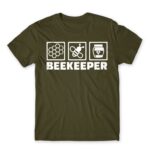 Beekeeper icon Army Men's T-shirt for Beekeeper, Work
