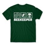 Beekeeper icon Bottle Green Men's T-shirt for Beekeeper, Work
