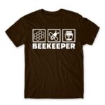 Beekeeper icon Chocolate Men's Tee for Beekeeper, Work