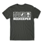 Beekeeper icon Dark Grey Men's T-shirt for Beekeeper, Work