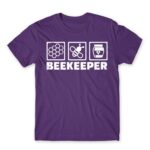 Beekeeper icon Dark Purple Men's Tee for Beekeeper, Work