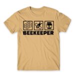 Beekeeper icon Sand Men's Tee for Beekeeper, Work