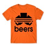 Beers Adidas Orange Men's T-shirt for Brand Parody, Funny
