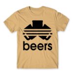 Beers Adidas Sand Men's Tee for Brand Parody, Funny