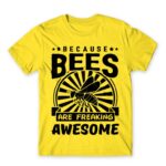 Bees are awesome Lemon Men's T-shirt for Beekeeper, Work