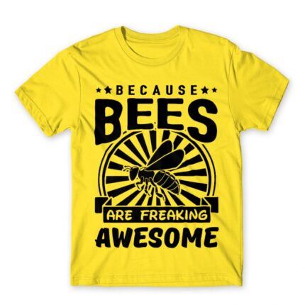 Bees are awesome Lemon Men's T-shirt for Beekeeper, Work