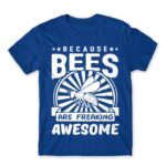 Bees are awesome Royal Blue Men's T-shirt for Beekeeper, Work