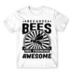 Bees are awesome White Men's T-shirt for Beekeeper, Work