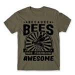 Bees are awesome Zinc Men's Tee for Beekeeper, Work
