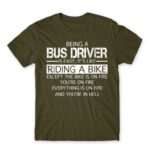 Being a Bus Driver Army Men's Tee for Bus Driver, Work