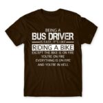 Being a Bus Driver Chocolate Men's T-shirt for Bus Driver, Work