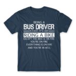 Being a Bus Driver Denim Men's Tee for Bus Driver, Work