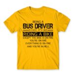 Being a Bus Driver Gold Men's T-shirt for Bus Driver, Work