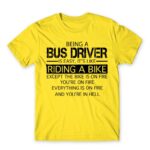 Being a Bus Driver Lemon Men's Tee for Bus Driver, Work