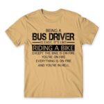 Being a Bus Driver Sand Men's T-shirt for Bus Driver, Work