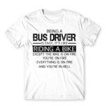 Being a Bus Driver White Men's T-shirt for Bus Driver, Work