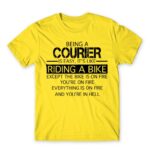 Being a courier Lemon Men's Tee for Courier, Work