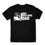 Best forklift driver dad Black Men's T-shirt for Forklift Driver, Work