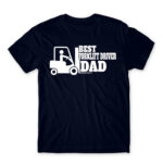 Best forklift driver dad Navy Men's T-shirt for Forklift Driver, Work