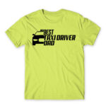 Best Taxi driver dad Apple Green Men's Tee for Taxi Driver, Work