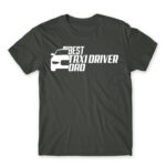 Best Taxi driver dad Dark Grey Men's T-shirt for Taxi Driver, Work