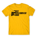 Best Taxi driver dad Gold Men's T-shirt for Taxi Driver, Work