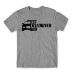 Best Taxi driver dad Grey Melange Men's T-shirt for Taxi Driver, Work