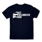 Best Taxi driver dad Navy Men's T-shirt for Taxi Driver, Work