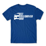 Best Taxi driver dad Royal Blue Men's T-shirt for Taxi Driver, Work