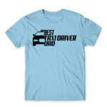 Best Taxi driver dad Sky Blue Men's Tee for Taxi Driver, Work