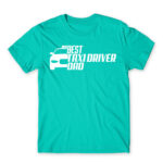 Best Taxi driver dad Turquoise Men's Tee for Taxi Driver, Work