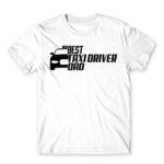 Best Taxi driver dad White Men's T-shirt for Taxi Driver, Work