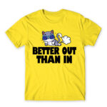 Better out, than in Lemon Men's Tee for Badass, Funny