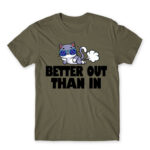Better out, than in Zinc Men's T-shirt for Badass, Funny