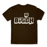 Bitch Logo Chocolate Men's Tee for Streamer, Work