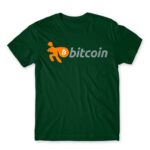 Bitcoin Bottle Green Men's Tee for Brand Parody, Funny