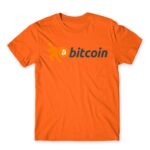 Bitcoin Orange Men's T-shirt for Brand Parody, Funny