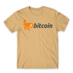 Bitcoin Sand Men's Tee for Brand Parody, Funny