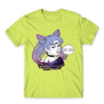 Black Lady Apple Green Men's T-shirt for Anime, Sailor Moon