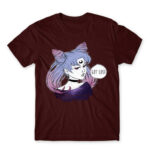 Black Lady Burgundy Men's Tee for Anime, Sailor Moon