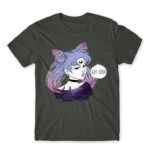 Black Lady Dark Grey Men's Tee for Anime, Sailor Moon
