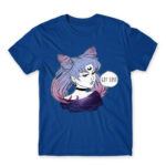 Black Lady Royal Blue Men's T-shirt for Anime, Sailor Moon