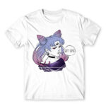 Black Lady White Men's Tee for Anime, Sailor Moon