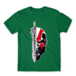 Blade of Olympus vector Kelly Green Men's Tee