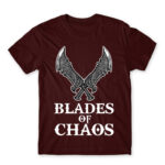 Blades of Chaos Burgundy Men's Tee