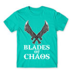 Blades of Chaos Turquoise Men's T-shirt