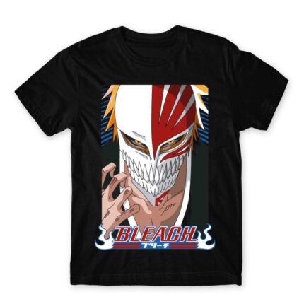Bleach – Ichigo with mask Black Men's Tee for Anime, Bleach