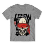 Blind monk Grey Melange Men's T-shirt for Gaming, League Of Legends