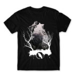 Bloodhound silhouette Black Men's T-shirt